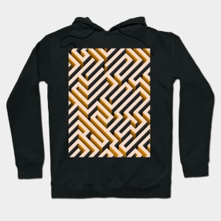 orange maze Hoodie